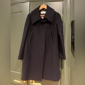 Chloe Classic vintage wool coat navy.  Beautifully made and excellent condition